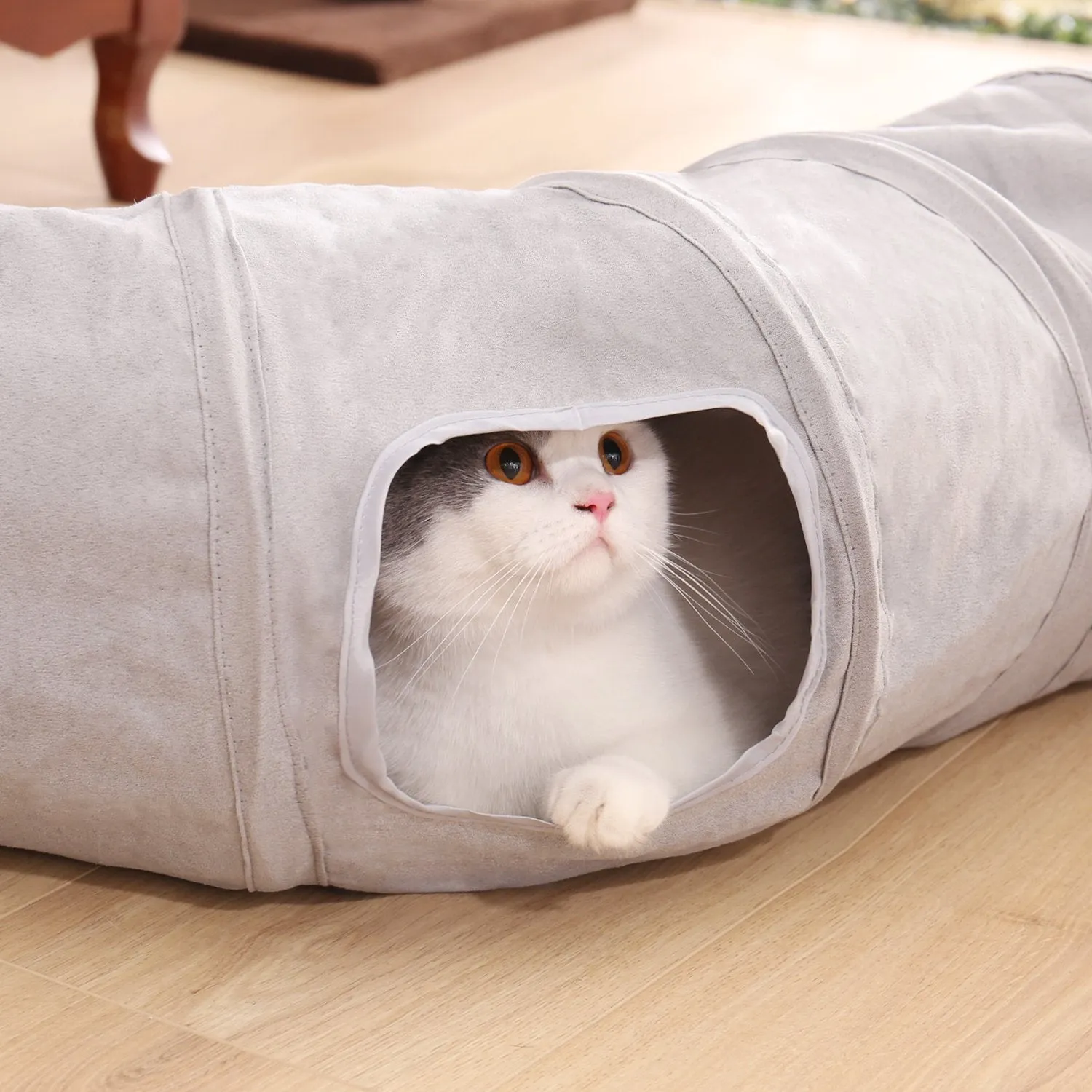 PAWZ Road 10.5-Inch in Diameter Collapsible S Shape Cat PlayTunnel