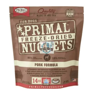PROMO Buy 2 for $119.90 Primal Freeze Dried Pork Formula for Dogs