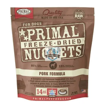PROMO Buy 2 for $119.90 Primal Freeze Dried Pork Formula for Dogs
