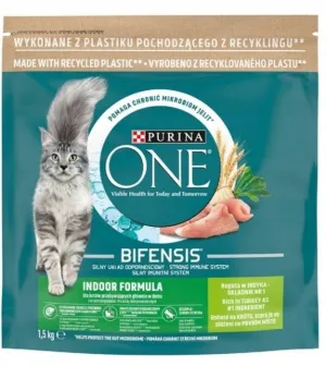 Purina One Bifensis Indoor Formula - Dry Cat Food - 1,5 Kg