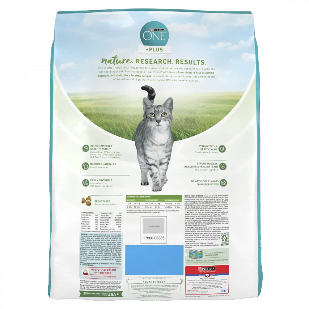 Purina ONE Indoor Advantage Hairball & Healthy Weight Formula Dry Cat Food