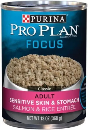 Purina Pro Plan Select Sensitive Skin Salmon and Rice Canned Dog Food