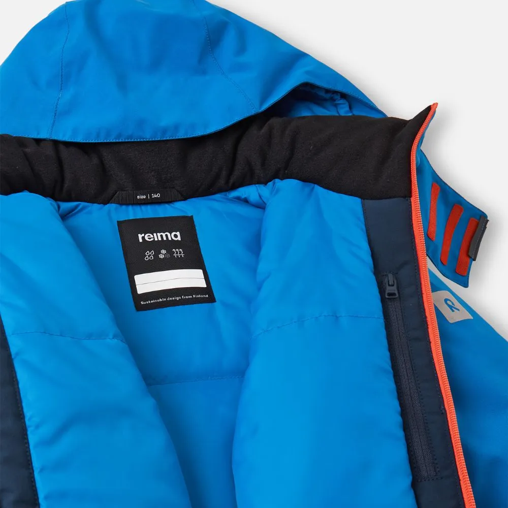 Reima Kaaranka Boys Ski Jacket, Bright Blue