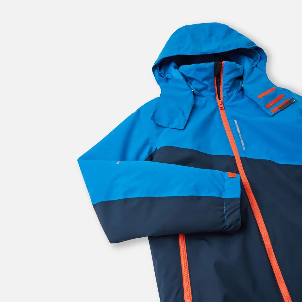 Reima Kaaranka Boys Ski Jacket, Bright Blue