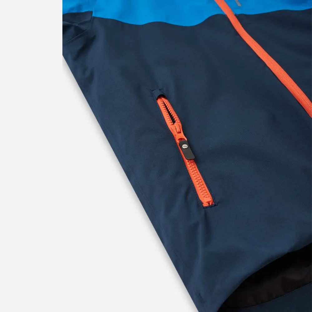 Reima Kaaranka Boys Ski Jacket, Bright Blue