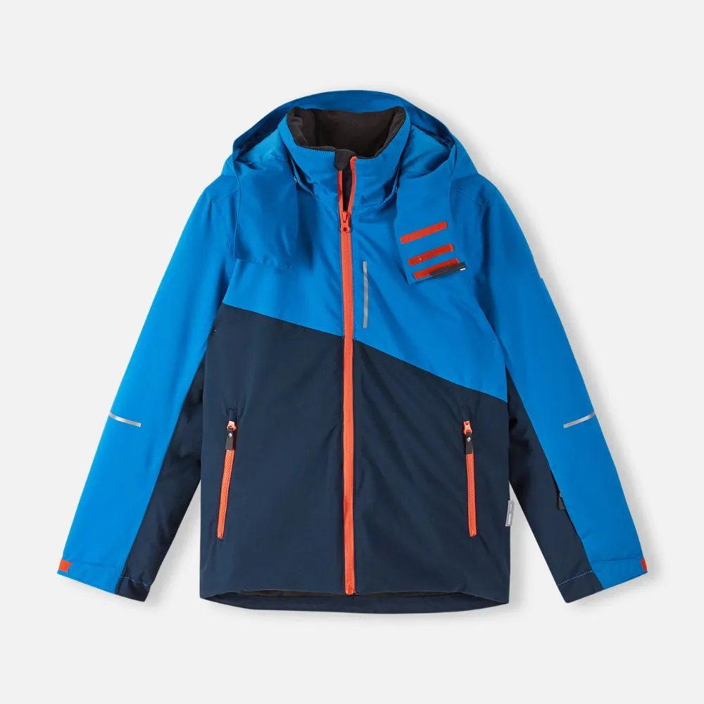 Reima Kaaranka Boys Ski Jacket, Bright Blue