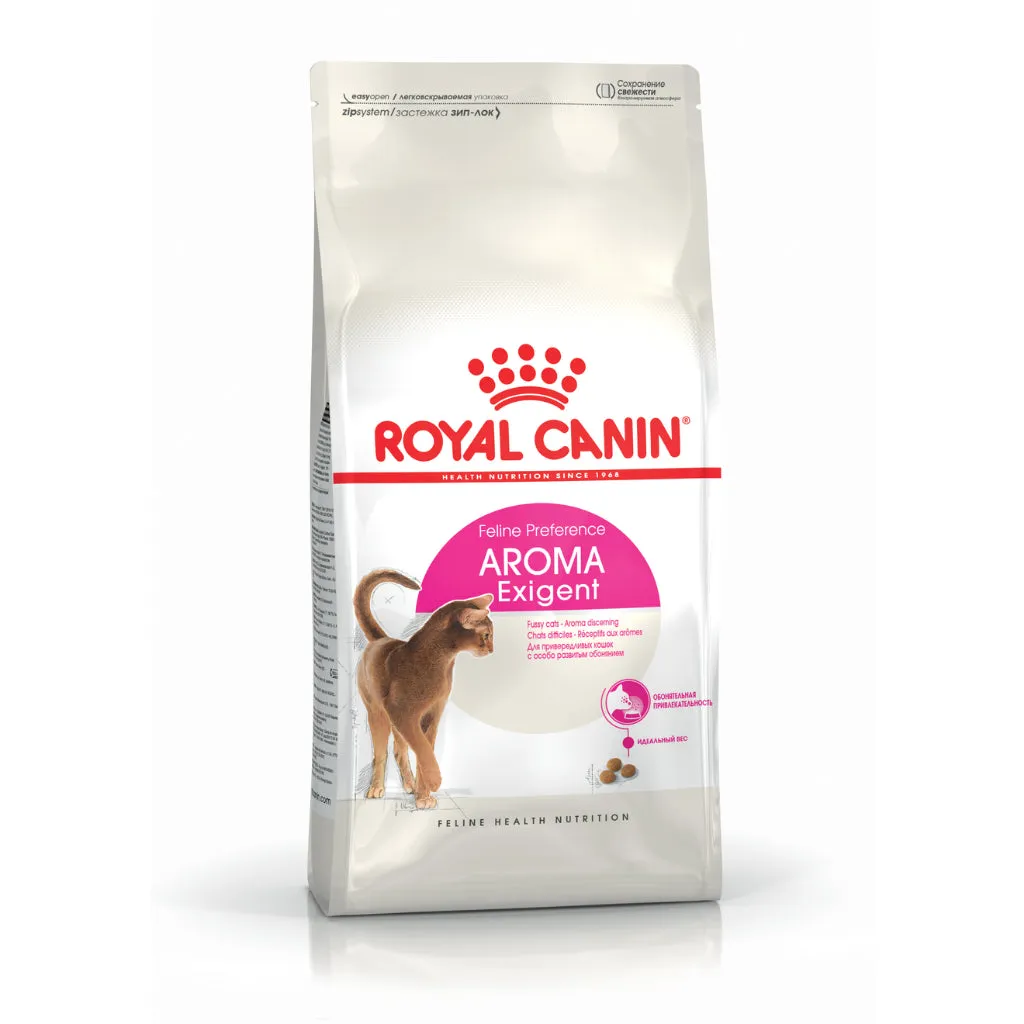 Royal Canin Aroma Exigent 400g Adult Dry Cat Food - Feline Health Nutrition for Picky/Fussy Eaters