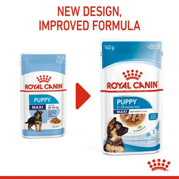 Royal Canin | Size Health Nutrition Wet Dog Food | Maxi Puppy - 140g