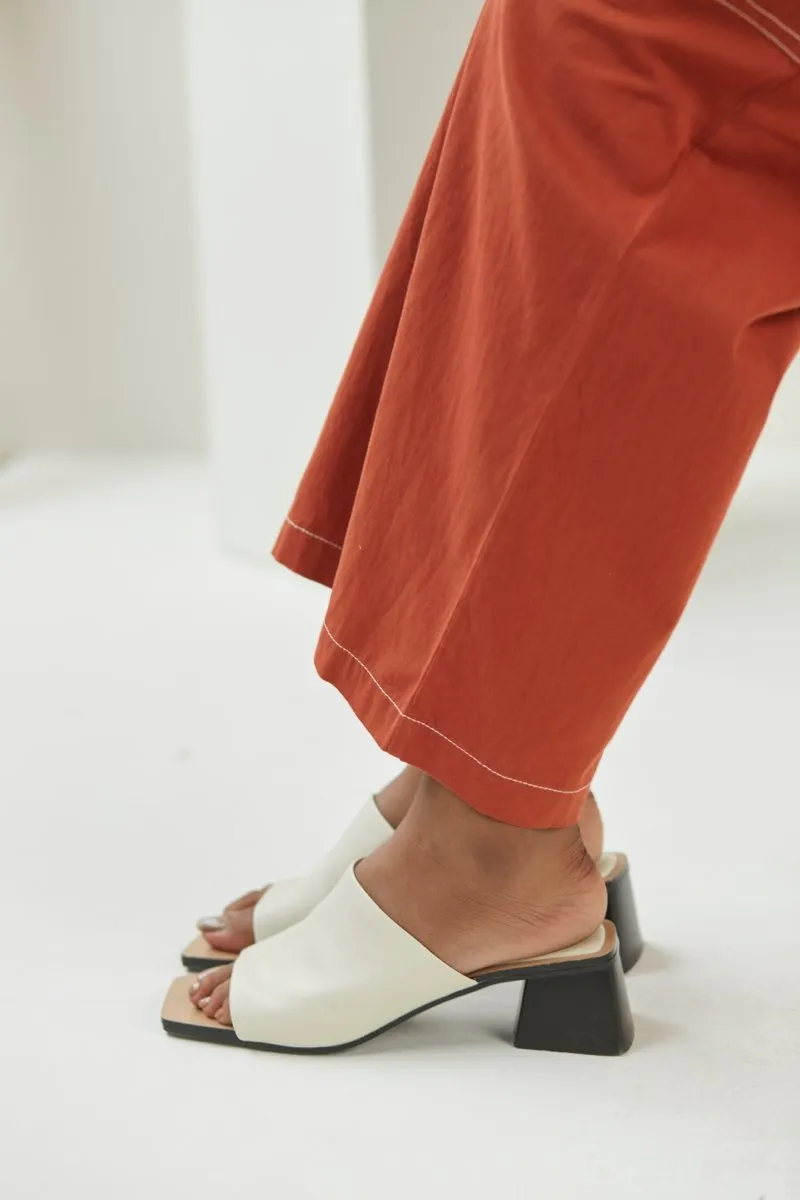 Rust Cargo pant | Womens Cotton Pants