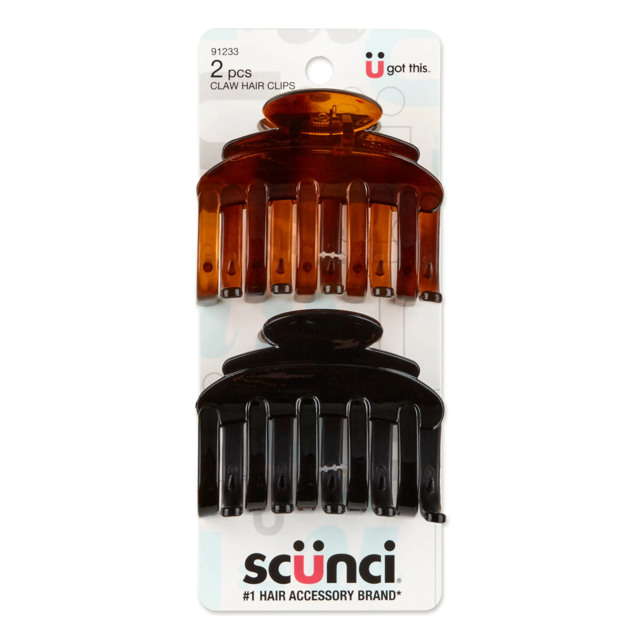 Scünci Effortless Beauty Curved Jaw Clips