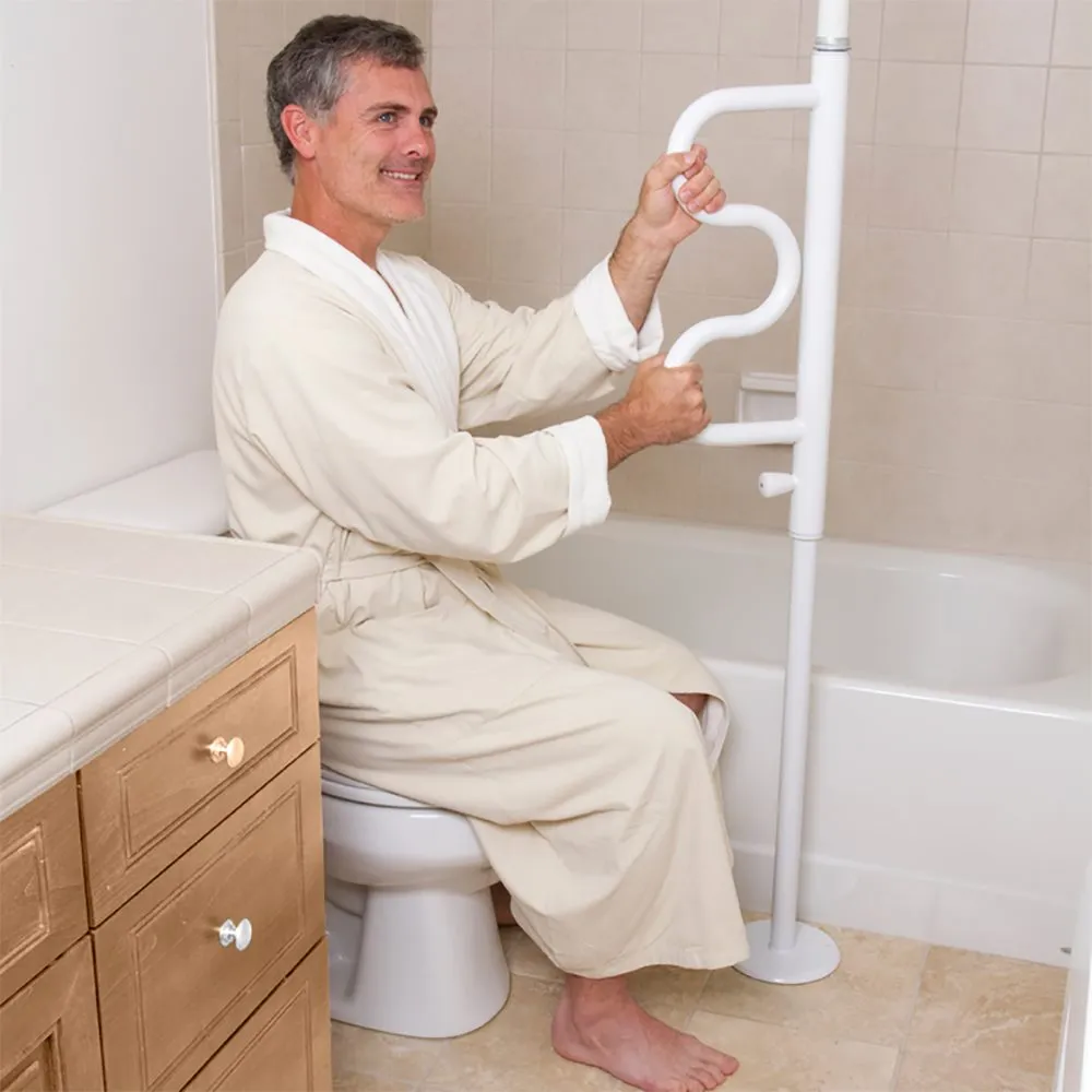 Security Pole With Grab Bar