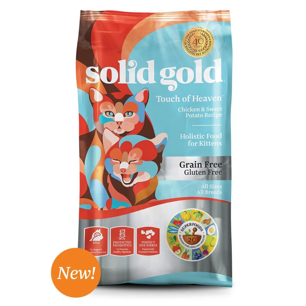 Solid Gold Touch of Heaven Chicken & Sweet Potato Kitten Formula Grain-Free Dry Cat Food 6lb