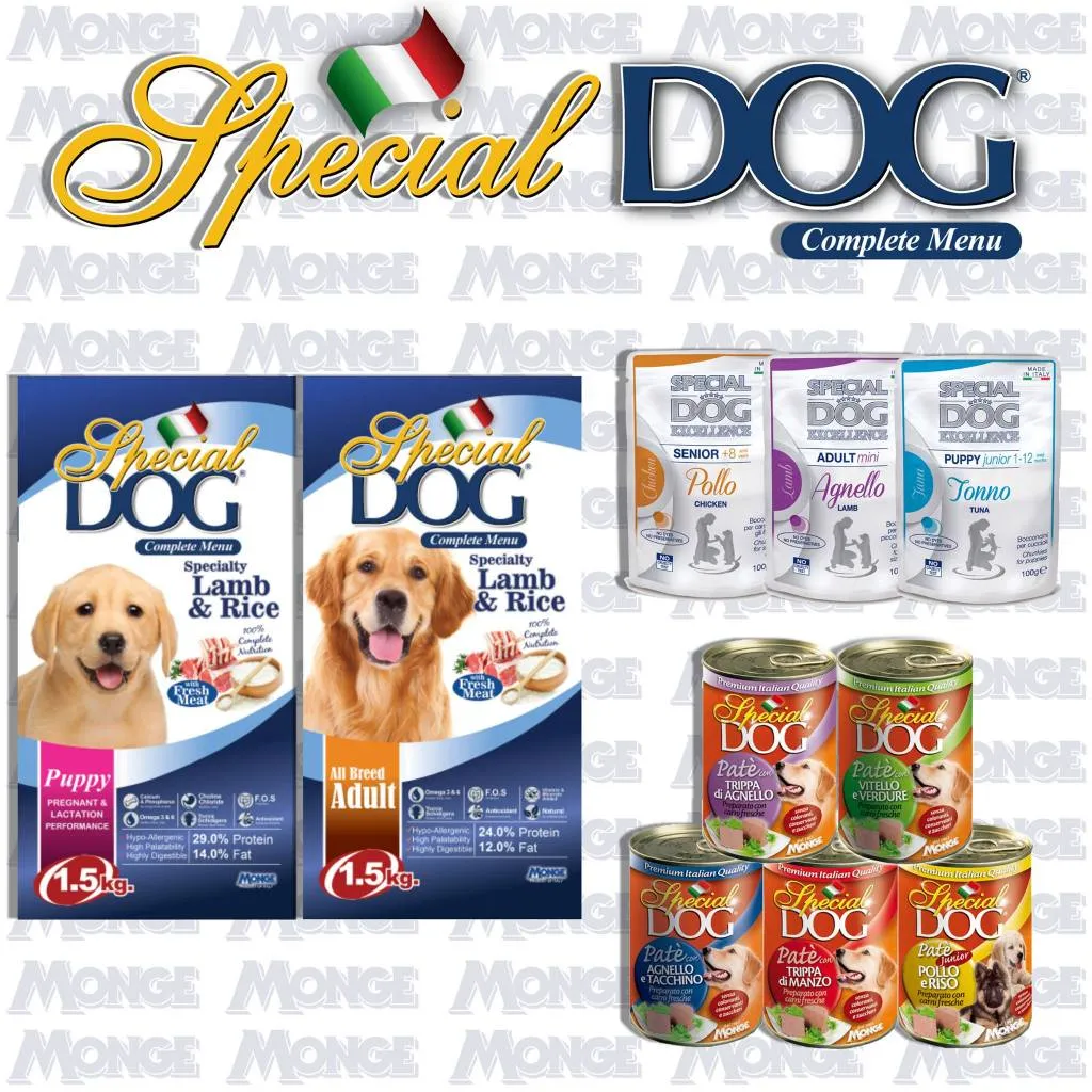 Special Dog Adult Dry Food 1.5kg, Lamb & Rice Hypoallergenic Original Packaging