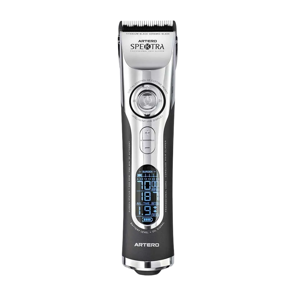 Spektra Clipper with Metaplex 8pc Metal Comb Set and Katana Blade by Artero