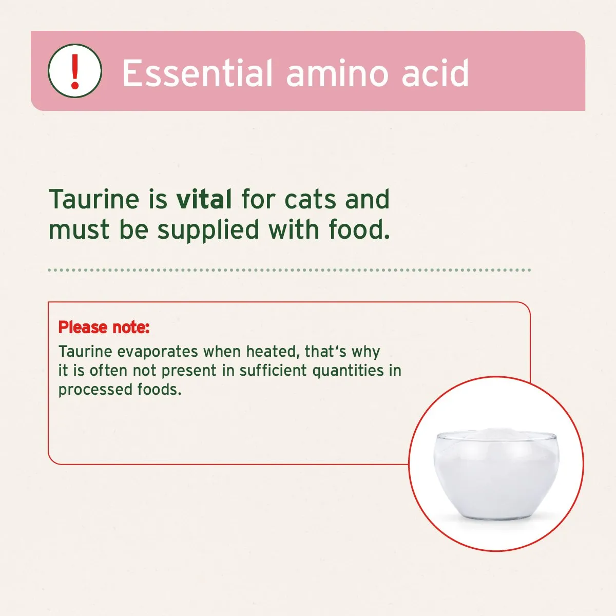 Taurine Powder for Cats - 100g - Essential Amino Acid Supplement