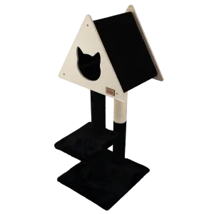 Teepee Deluxe Cat Tree with High-Quality Fique Rope