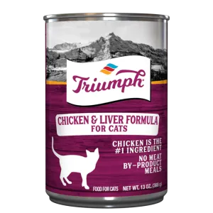 Triumph Chicken & Liver Canned Cat Food