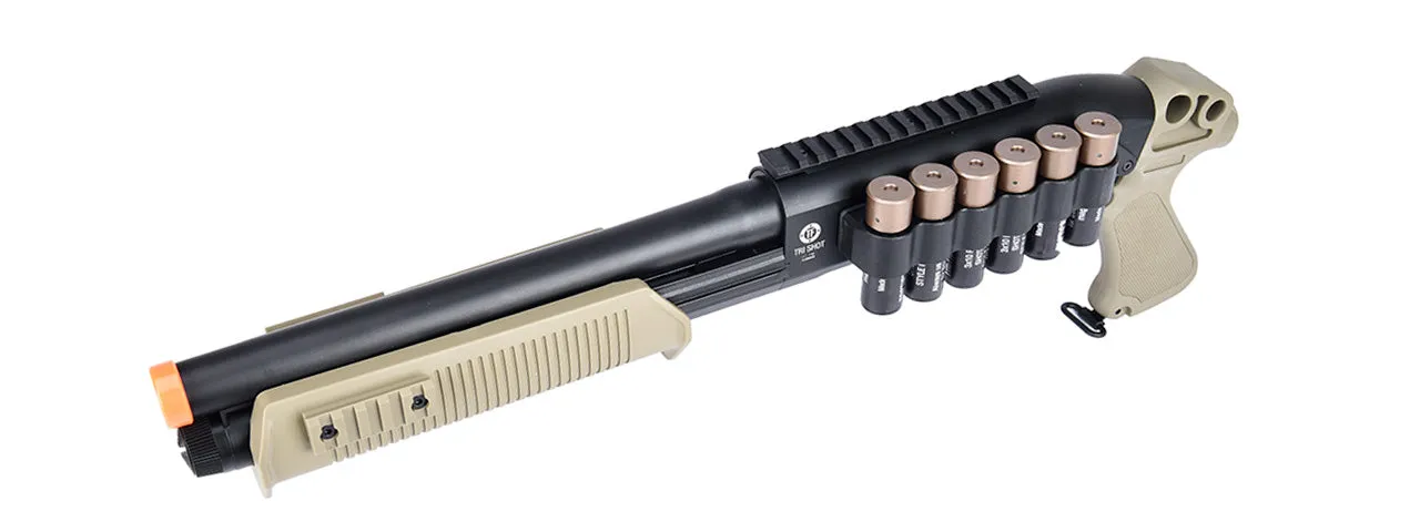 Umarex Tactical Force Tri-Shot Pump Action Airsoft Shotgun (TAN)