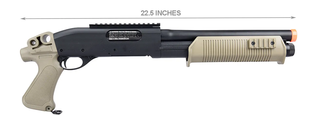 Umarex Tactical Force Tri-Shot Pump Action Airsoft Shotgun (TAN)