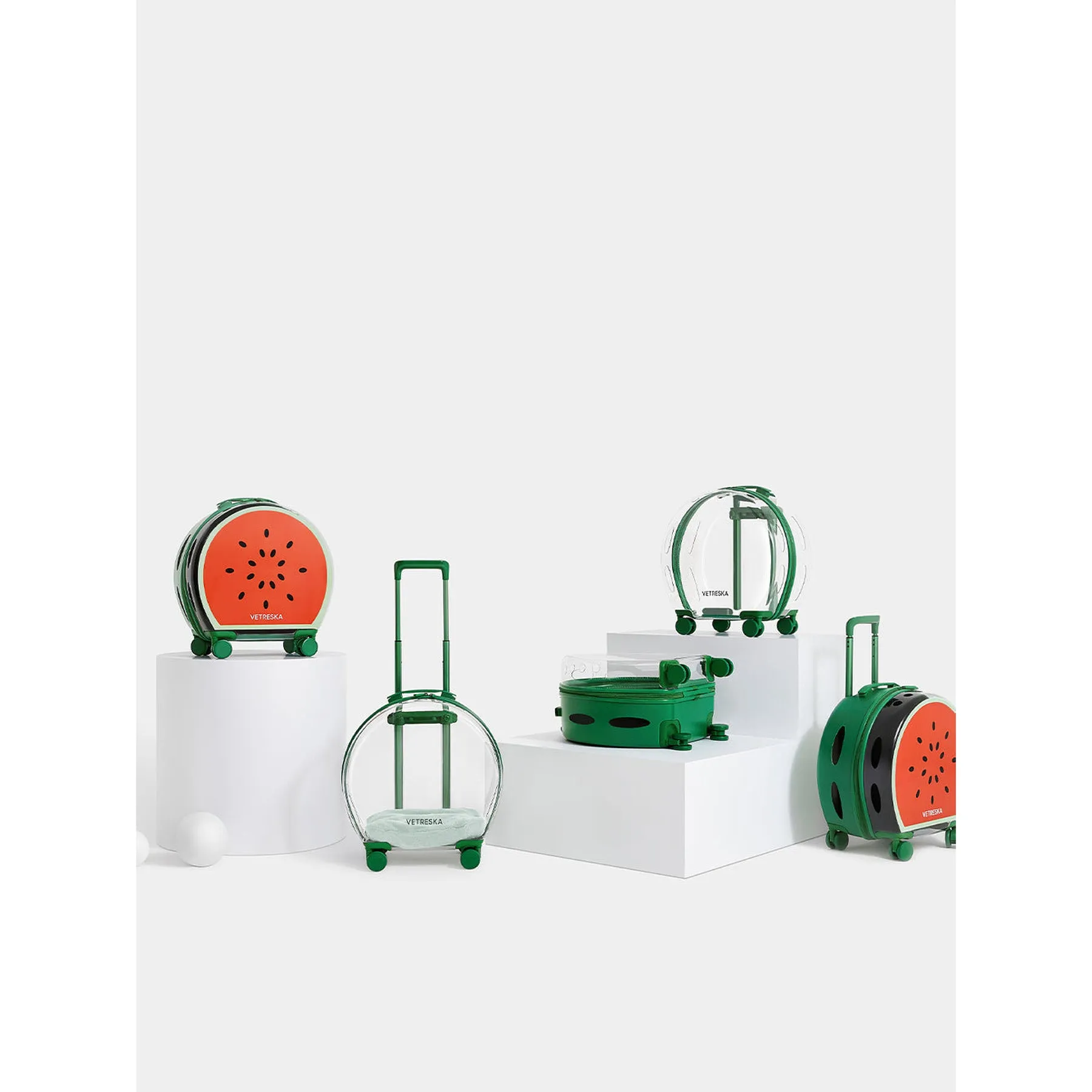 VETRESKA BUBBLE PET CARRIER - GREEN