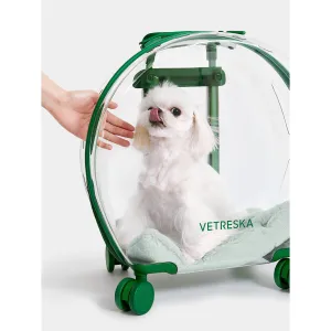 VETRESKA BUBBLE PET CARRIER - GREEN