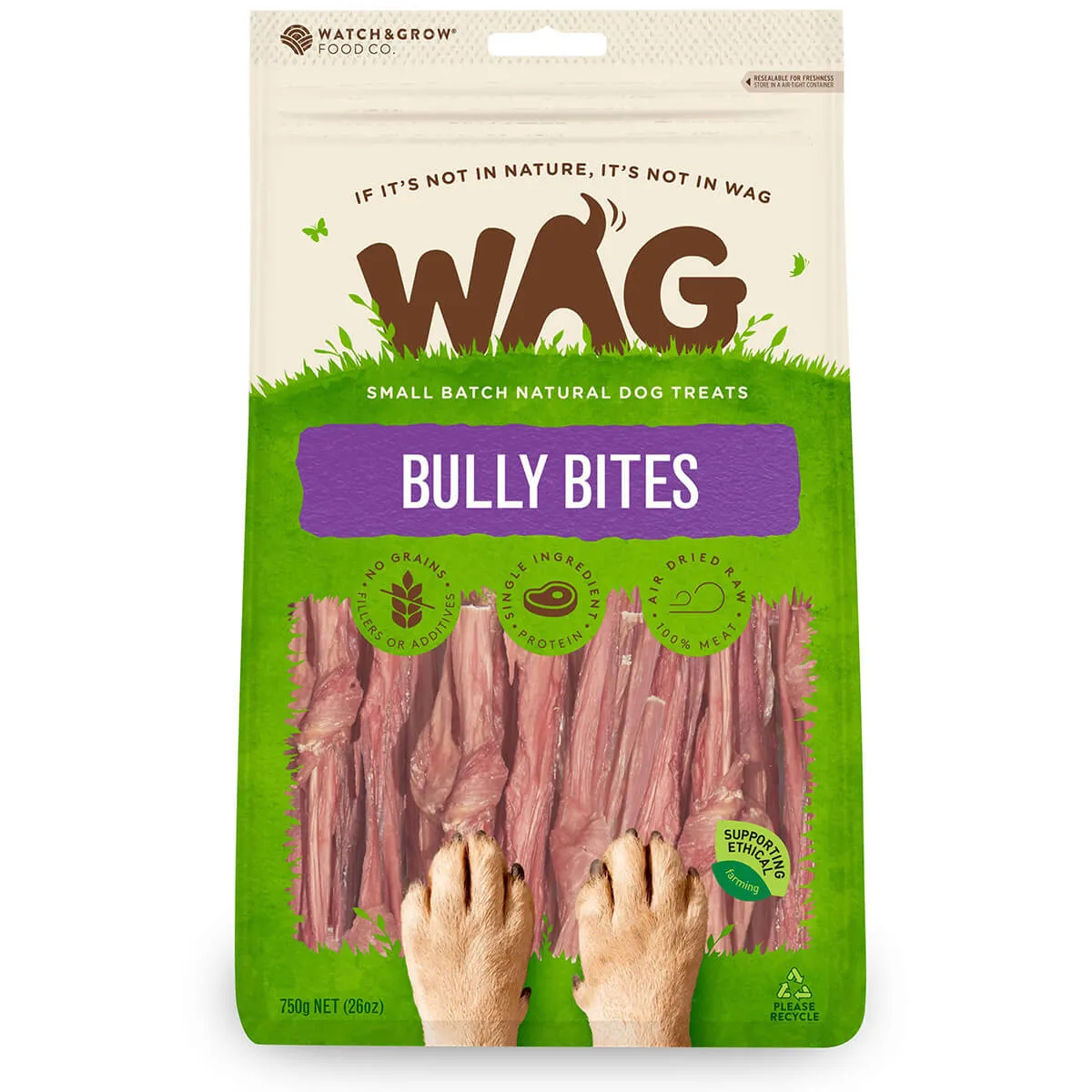 WAG Bully Bites Dog Treats