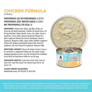 Weruva Cat WX Phos Focused Chicken in Gravy Canned Cat Food